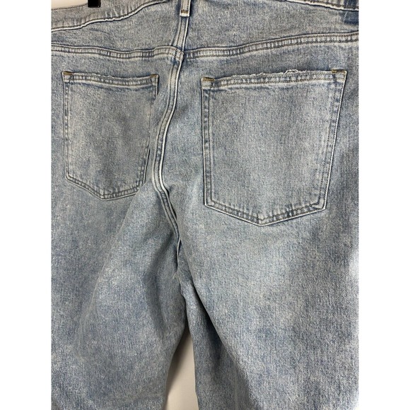 Abercrombie & Fitch Ultra High Rise 90s Straight Jean Denim Plus Size 37 24W - Picture 5 of 16